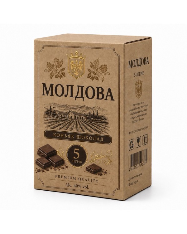 Коньяк Молдова Шоколад 5 літрів Коньяк Молдова Шоколад 5 літрів