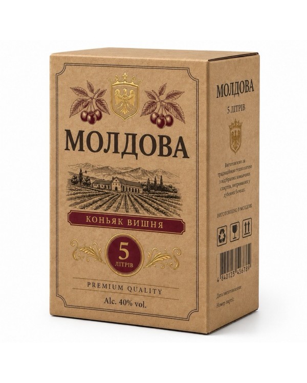 Коньяк Молдова Вишневий 5 літрів